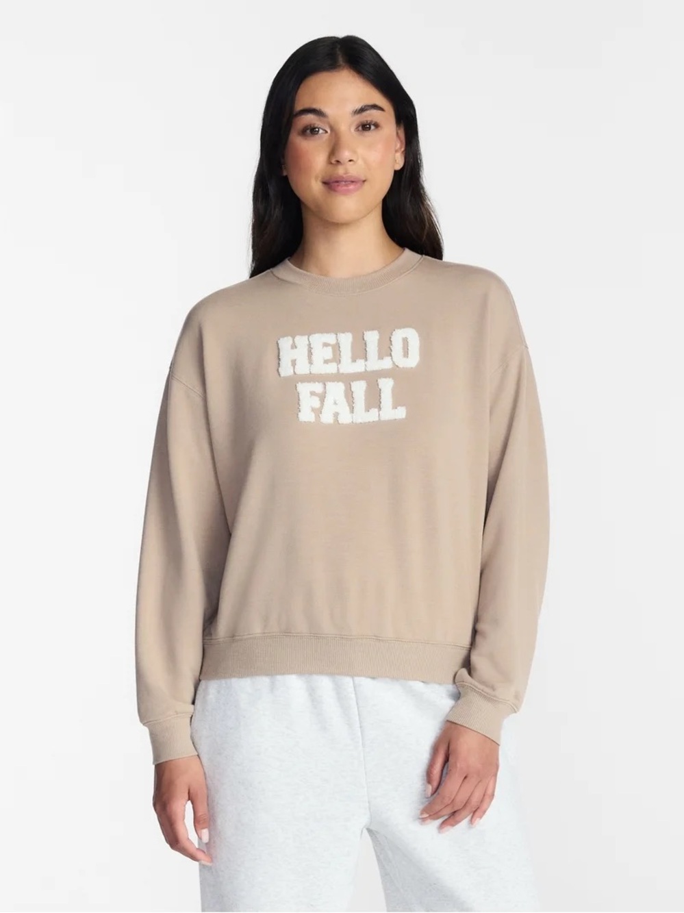 Way to Celebrate Women's Halloween Fall French Terry Knit Lounge Sleep Top NWT